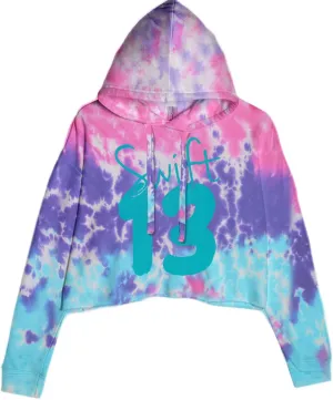 13 Swift 13 Lucky Number Era TTPD Cropped Fleece Hoodie, Soft & Cozy, Trendy Fit
