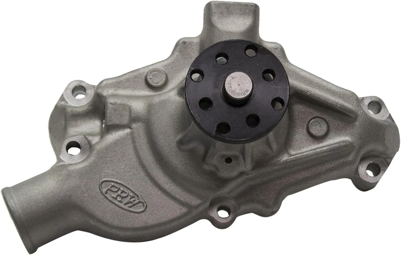 1435003 Performance Quotient 3/4" Pilot shaft High Flow Aluminum Water Pump for Chevy SB, Corvette 1971-82