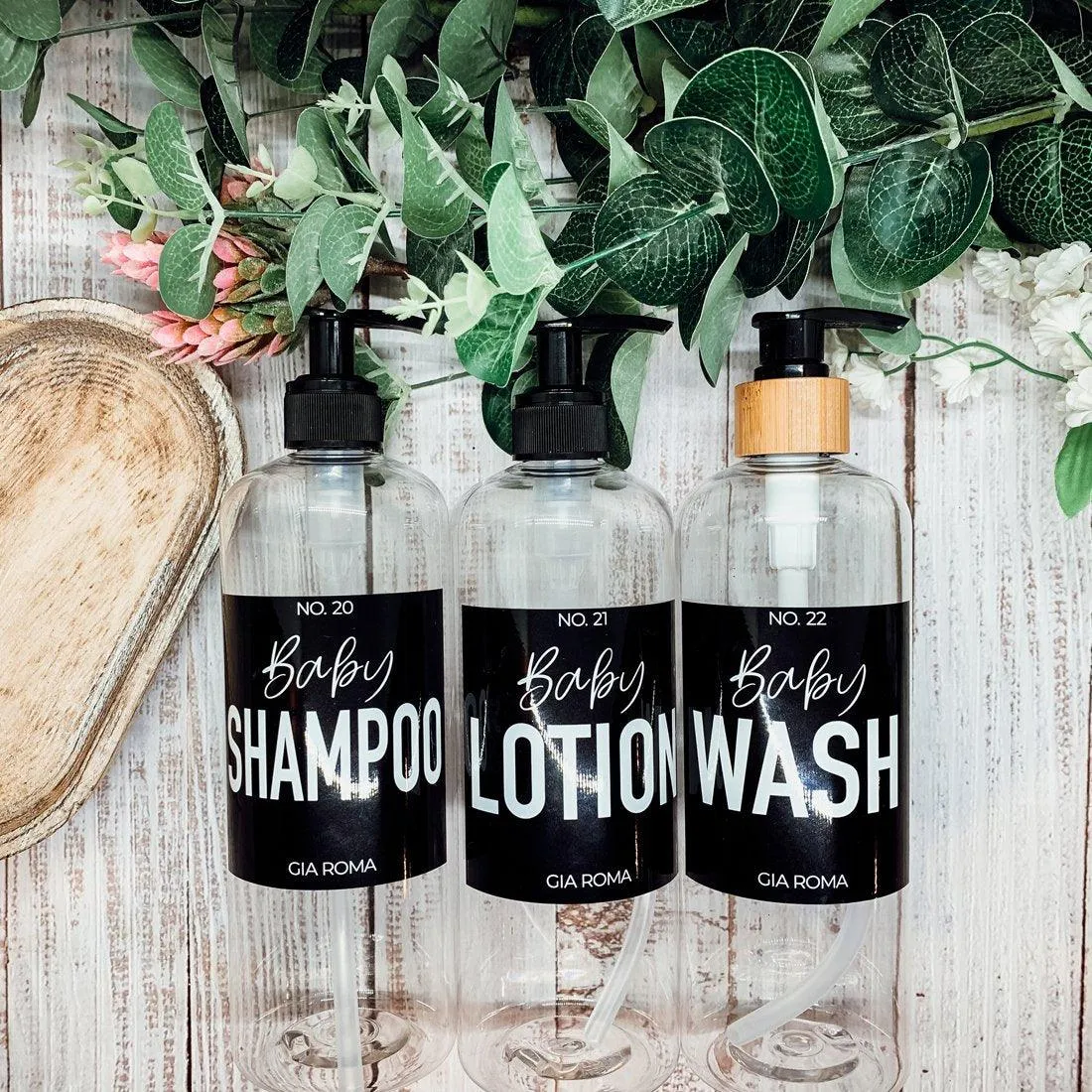 16oz Plastic Clear Dispenser | Black Label