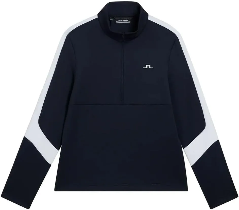 2023 J.Lindeberg Carl Mid Layer Golf Pullover JL Navy Medium