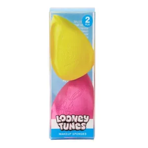 2pc Looney Tunes Makeup Sponge Set Soft Teardrop Cartoon Tweety & Bugs Bunny New