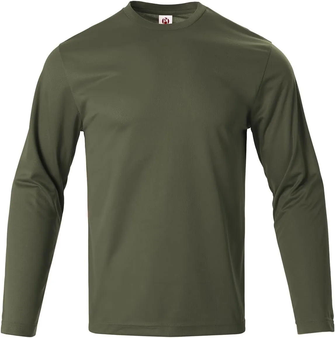 3/5 Pack Men's Long Sleeve Shirts Quick Dry Moisture Wicking Crewneck T-Shirt for Gym Workout Running