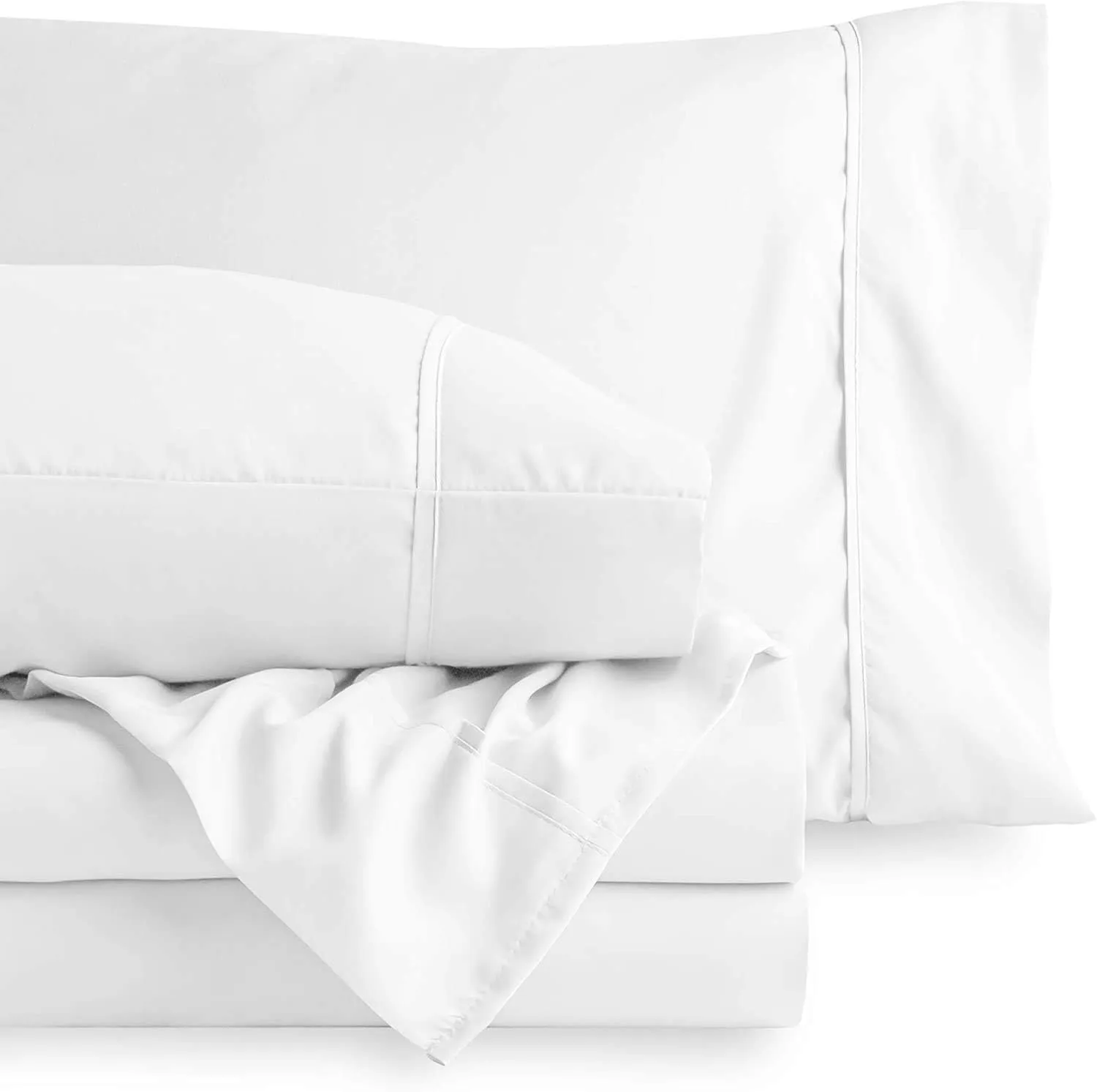 600 TC PercaleCotton Sheets for Full XL Size Bed - Percale Cotton Sheets Full XL Sheets Full XL Size Deep Pocket Cotton Bed Sheets Full XL Cotton Sheets Full XL Size Cotton Bedsheet Set Full XL Size
