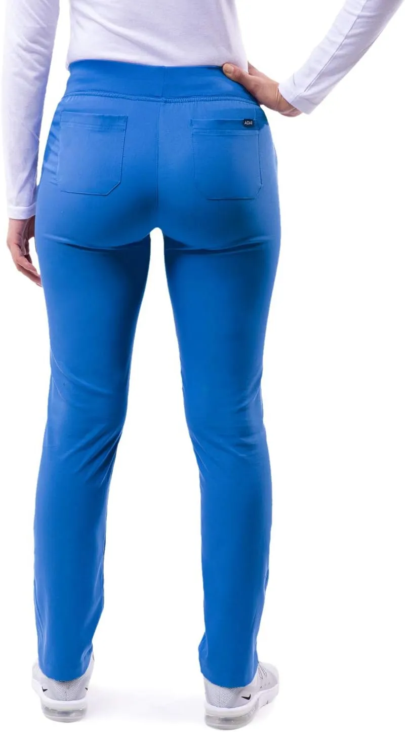 Adar Pro Scrubs for Women - Skinny Leg Yoga Scrub Pants