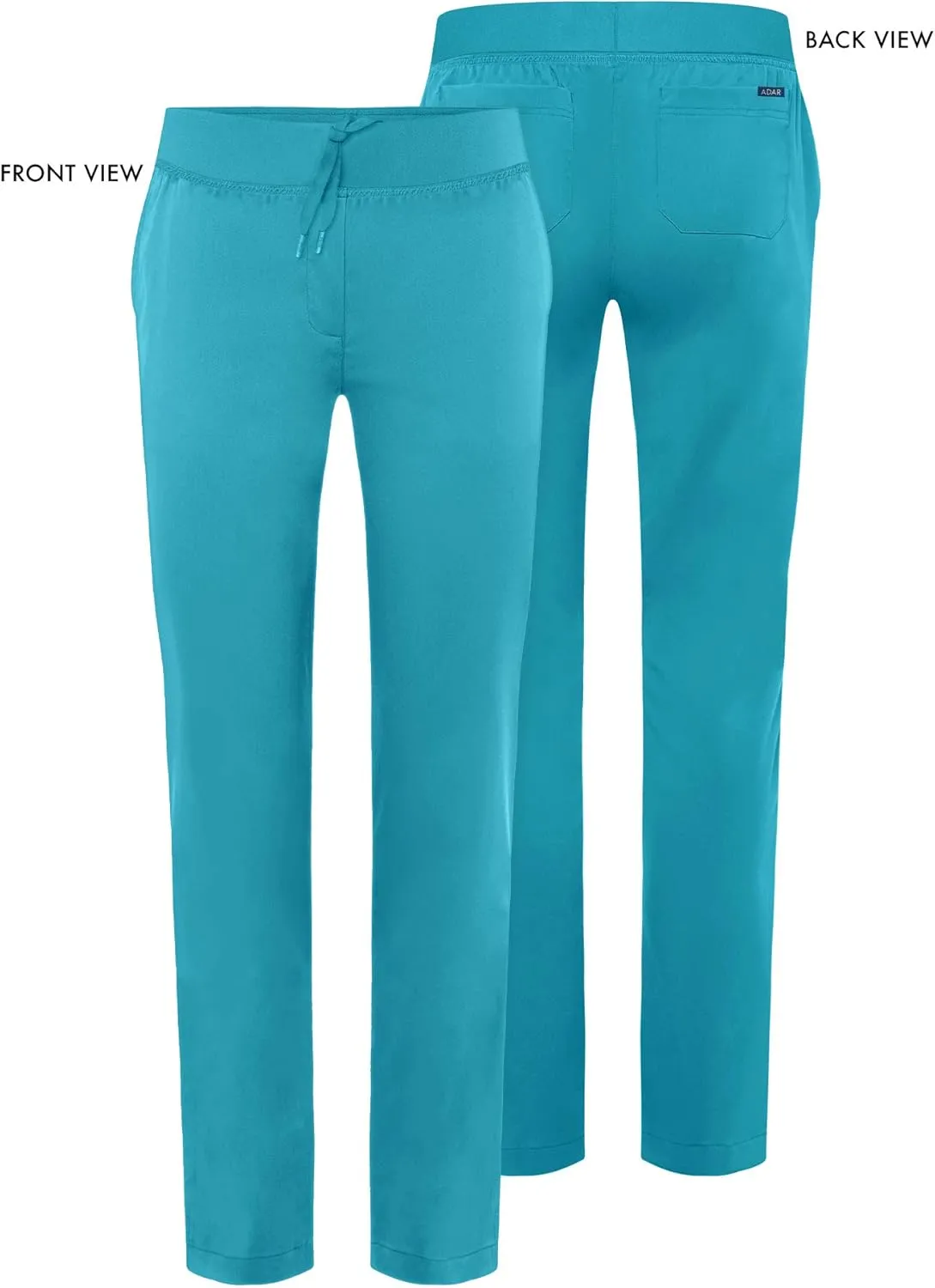 Adar Pro Scrubs for Women - Skinny Leg Yoga Scrub Pants