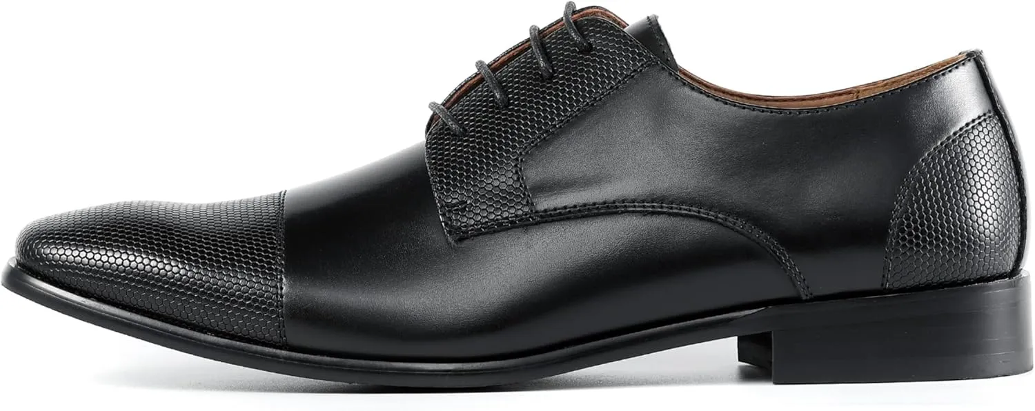 Amali Piedmont - Mens Dress Shoes - Oxford Shoes for Men - Tuxedo Shoes - Lace Up Mens Casual Dress Shoes