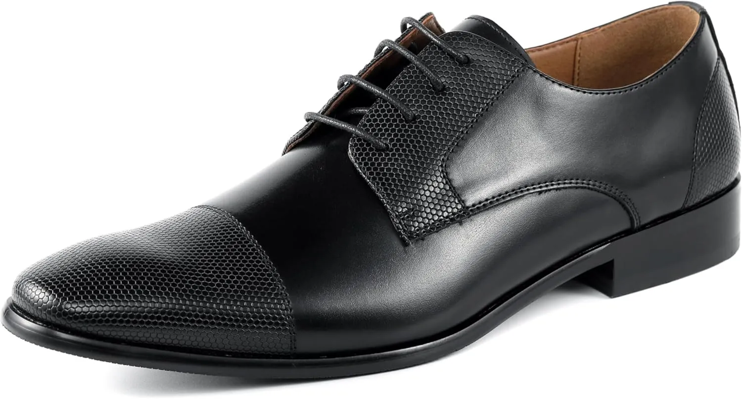 Amali Piedmont - Mens Dress Shoes - Oxford Shoes for Men - Tuxedo Shoes - Lace Up Mens Casual Dress Shoes