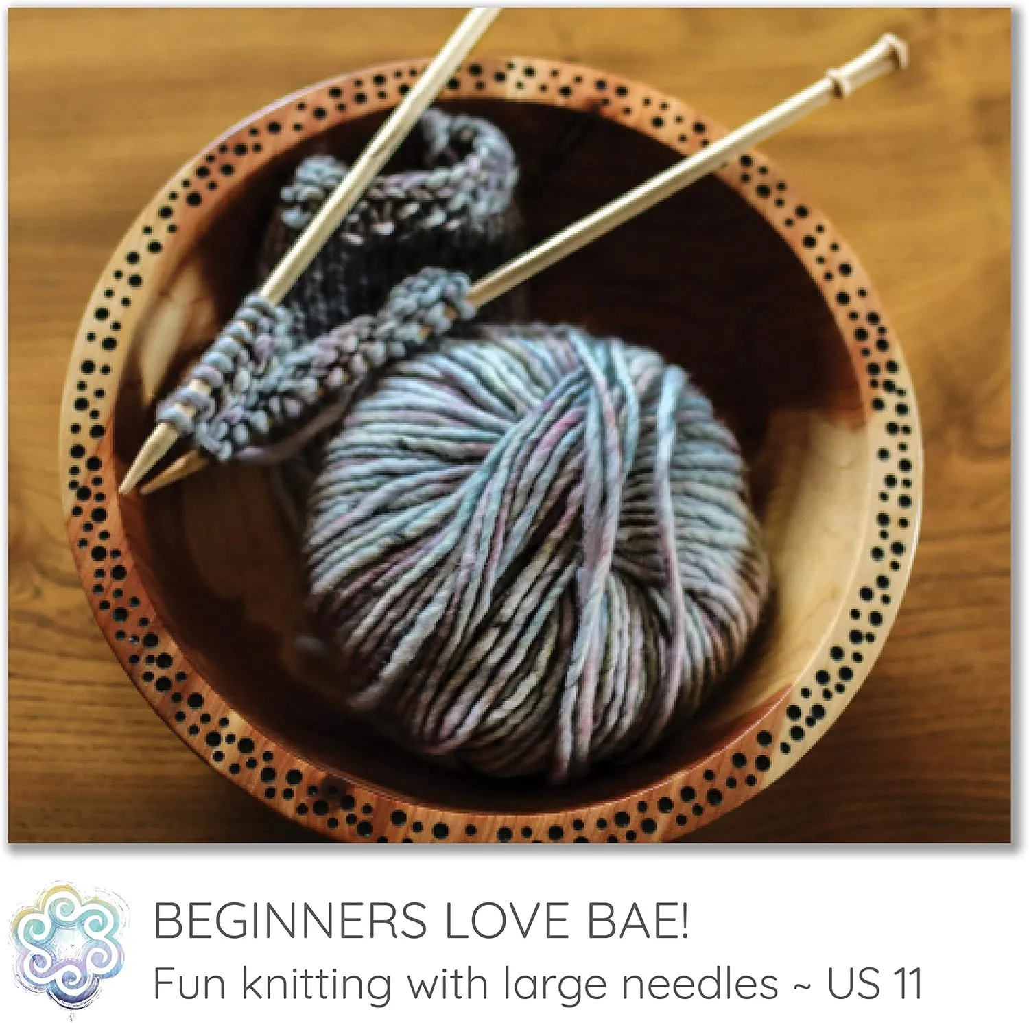 BAE by Living Dreams Yarn. Cuddly, Strong & Super Soft for Next to Skin Winter Knits. 100% Extrafine Merino Bulky Roving Yarn, Devotion