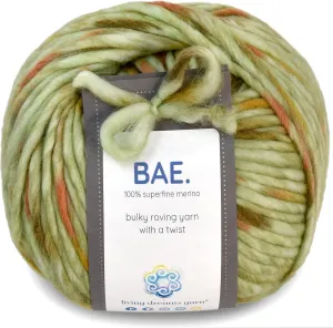 BAE by Living Dreams Yarn. Cuddly, Strong & Super Soft for Next to Skin Winter Knits. 100% Extrafine Merino Bulky Roving Yarn, Devotion