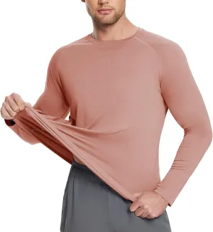 baleaf Men's Sun Protection Shirts UV SPF UPF 50  Long Sleeve Rash Guard Fishing Running Quick Dry Lightweight