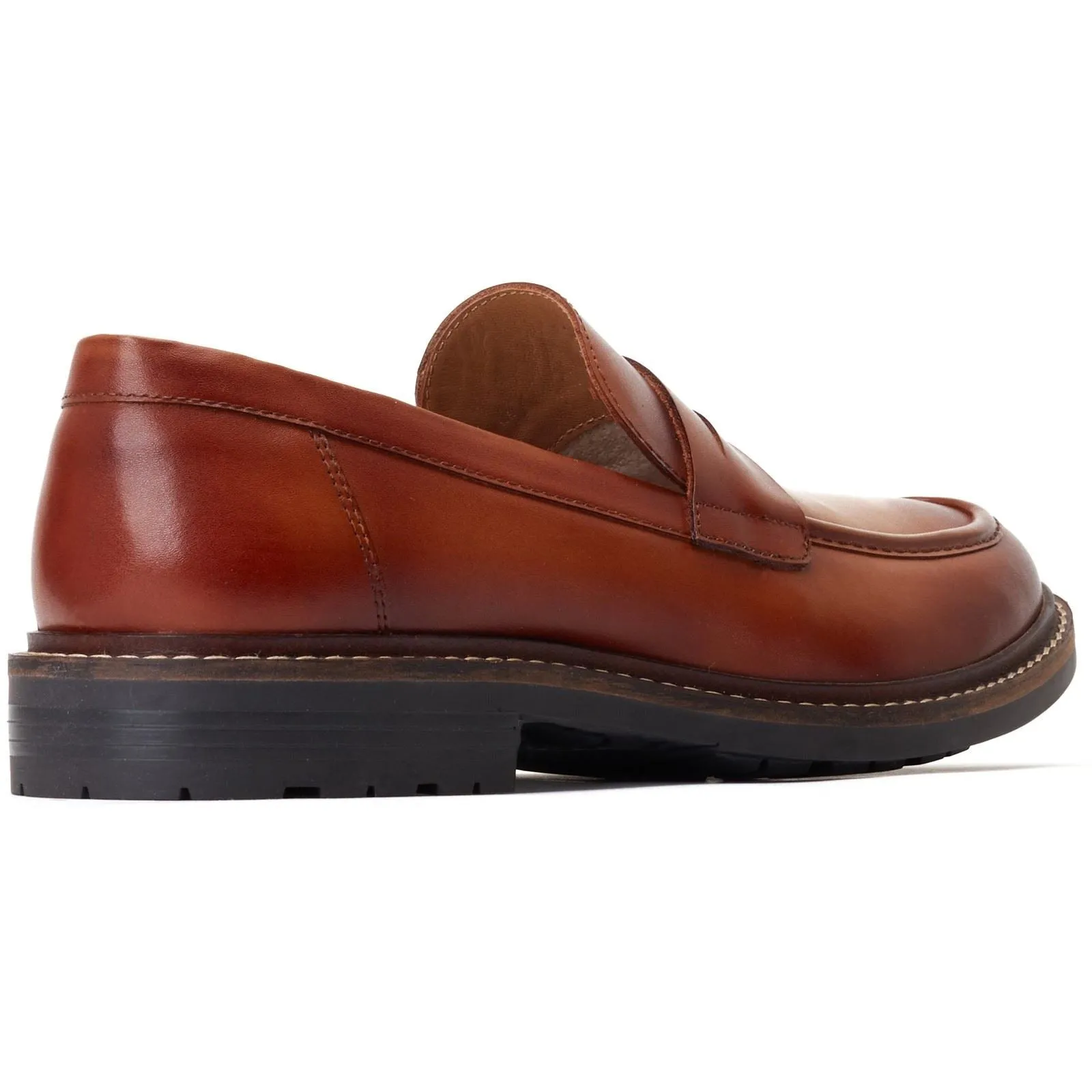 Base London Men's Ivey Loafer in Burnt Tan