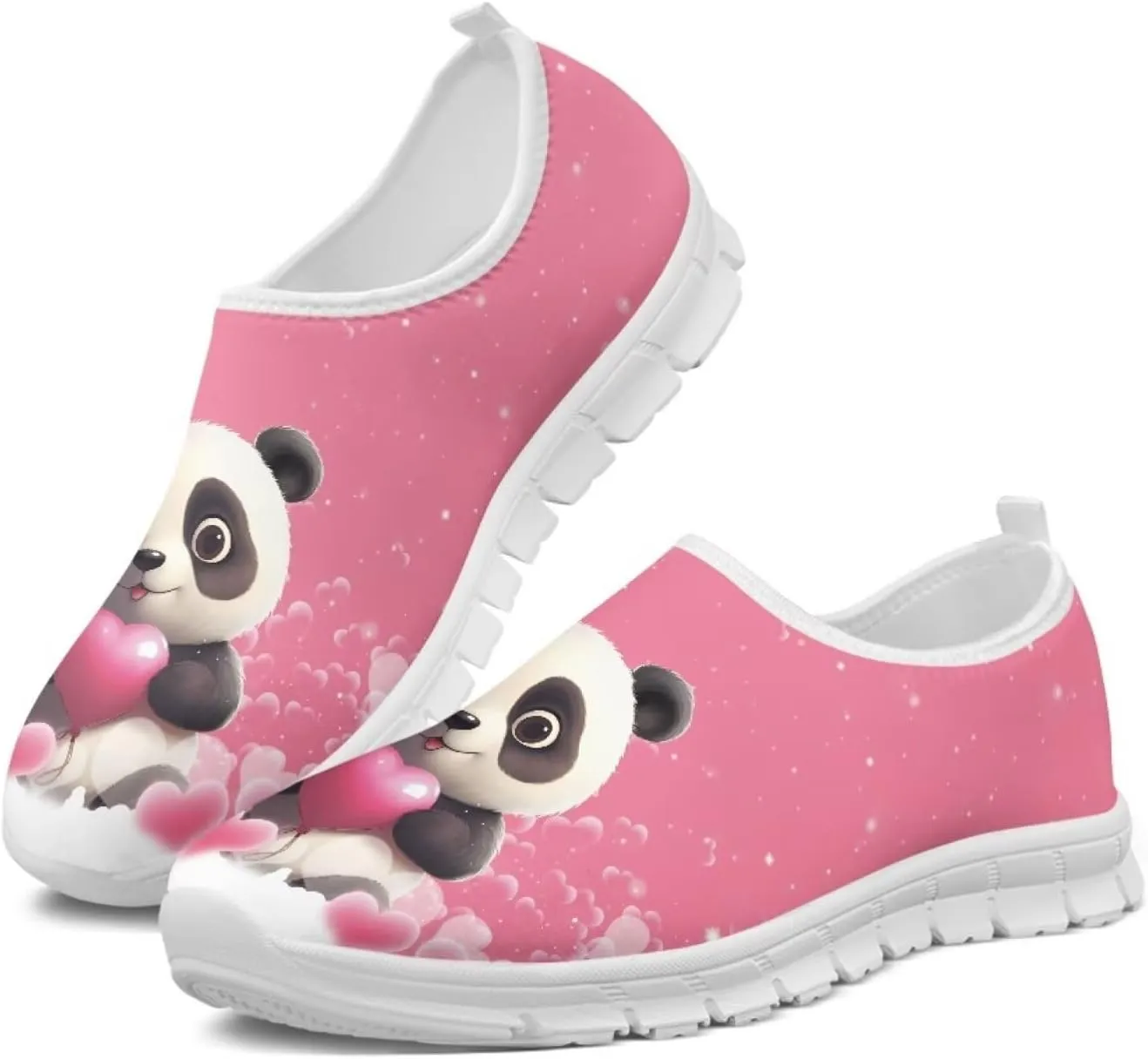 BIGCARJOB Sneaker for Women Slip-on Walking Shoes Road Running Shoes Comfortable Athletic Sock Shoes