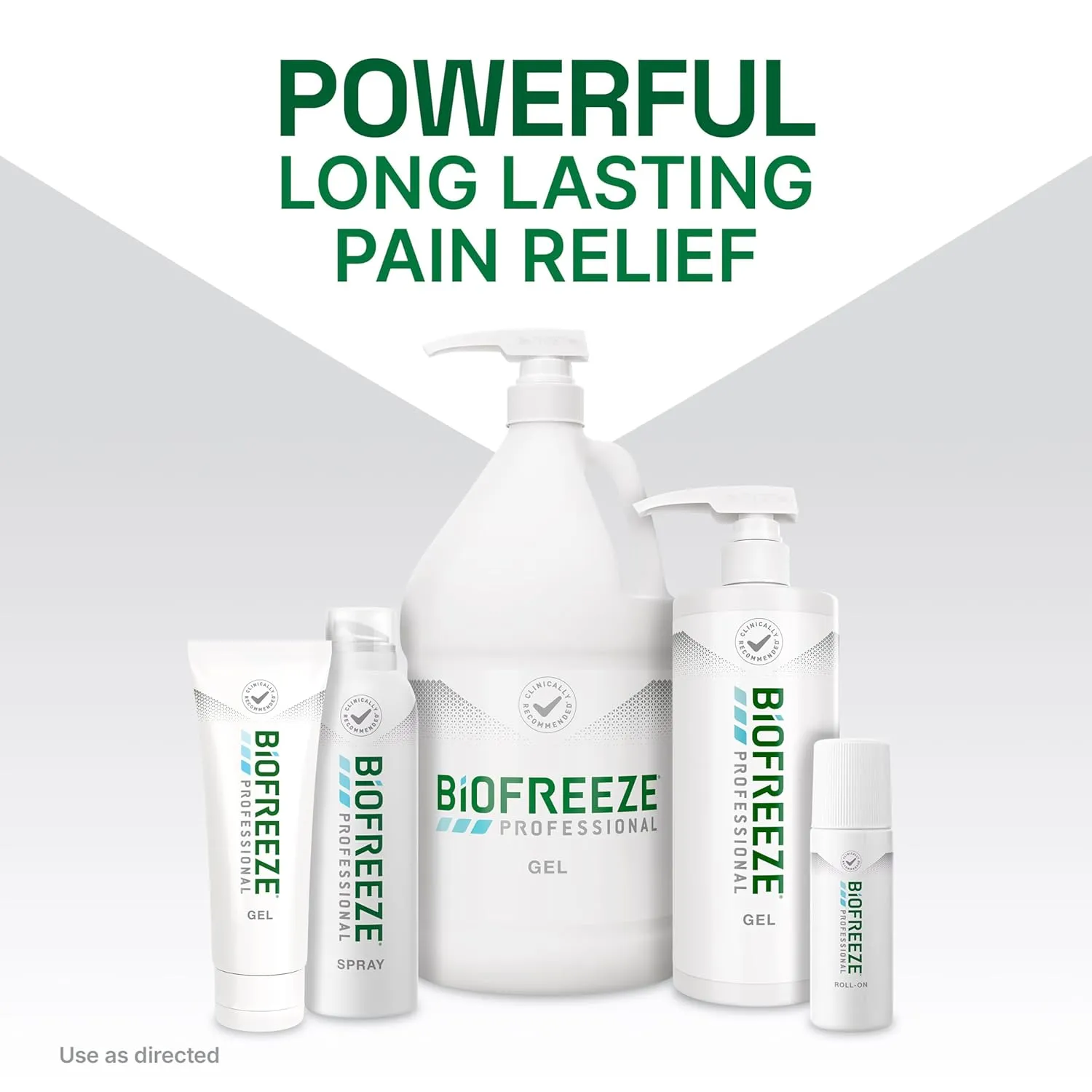 Biofreeze Professional Gel Pain Relief for Knee, Neck, Hip, Joint, Shoulder, & Simple Backache, Arthritis Pain Reliever, Sore Muscle Relief, Colorless Menthol Gel 32 Fl Oz