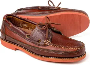 Bison Leather Camp Moc Handmade in The USA - 12 D Brown