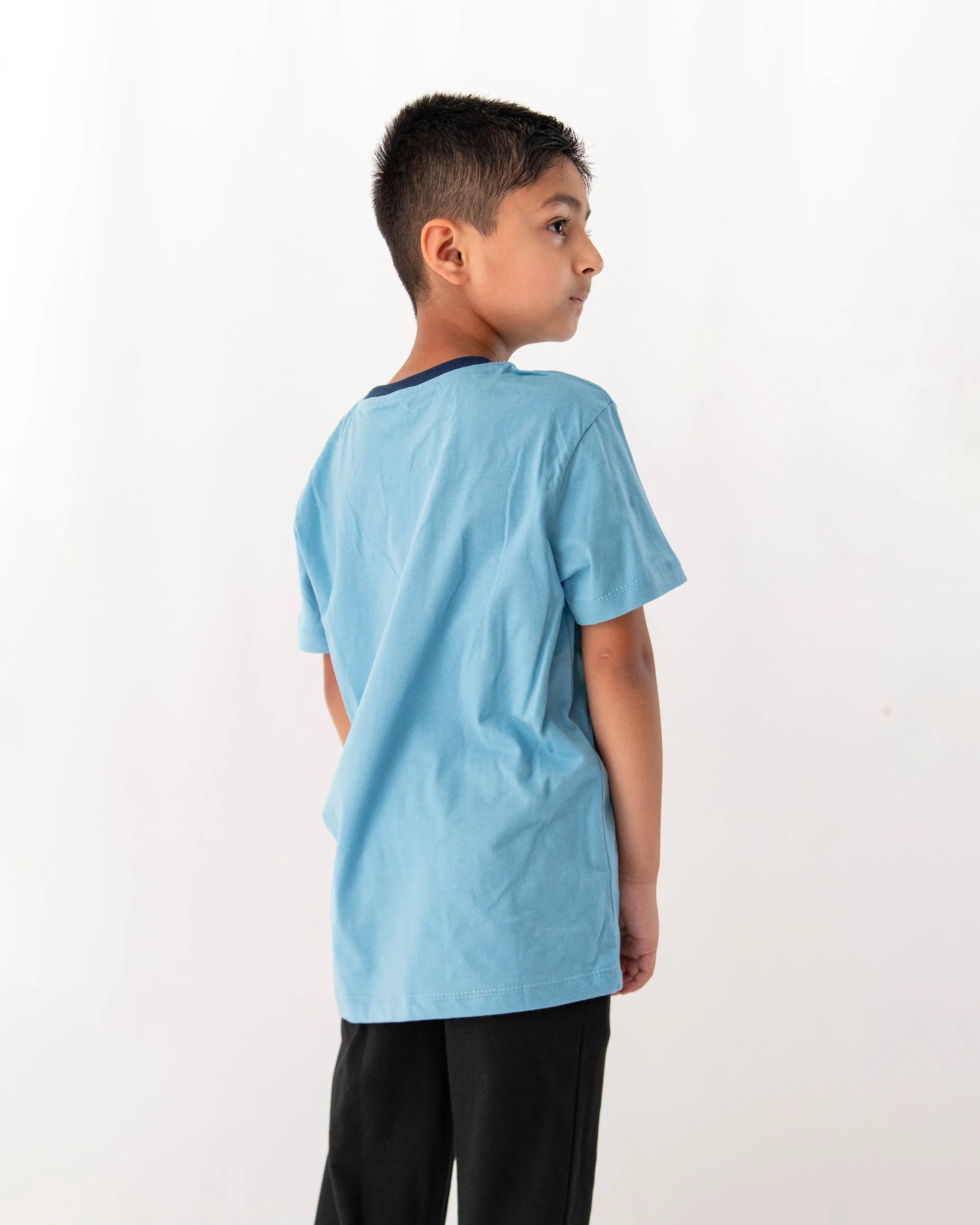 BLUE BOYS T-SHIRT - OMIG