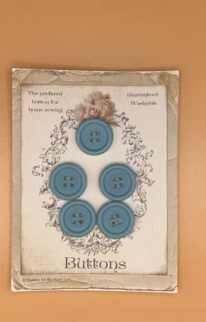 Blue Vintage Buttons