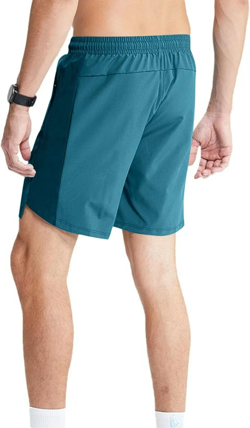 Bodybuilding Shorts for Mens, Mesh Breathable Workout Athletic Gym Shorts Running Stretchy Quick Drying Training Short