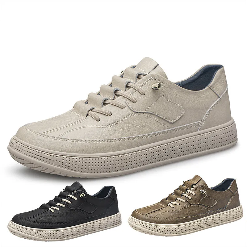 Breathable Cowhide Skateboard Sneakers