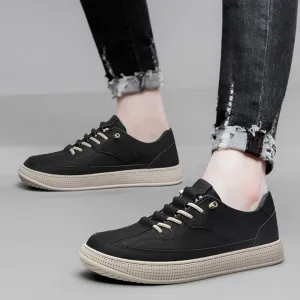 Breathable Cowhide Skateboard Sneakers