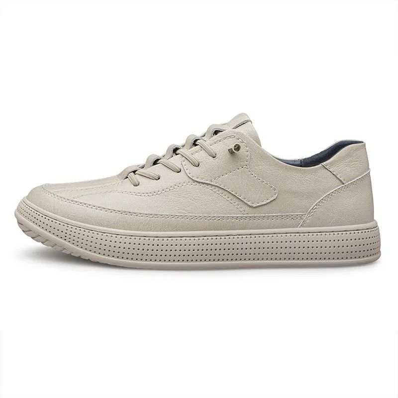 Breathable Cowhide Skateboard Sneakers