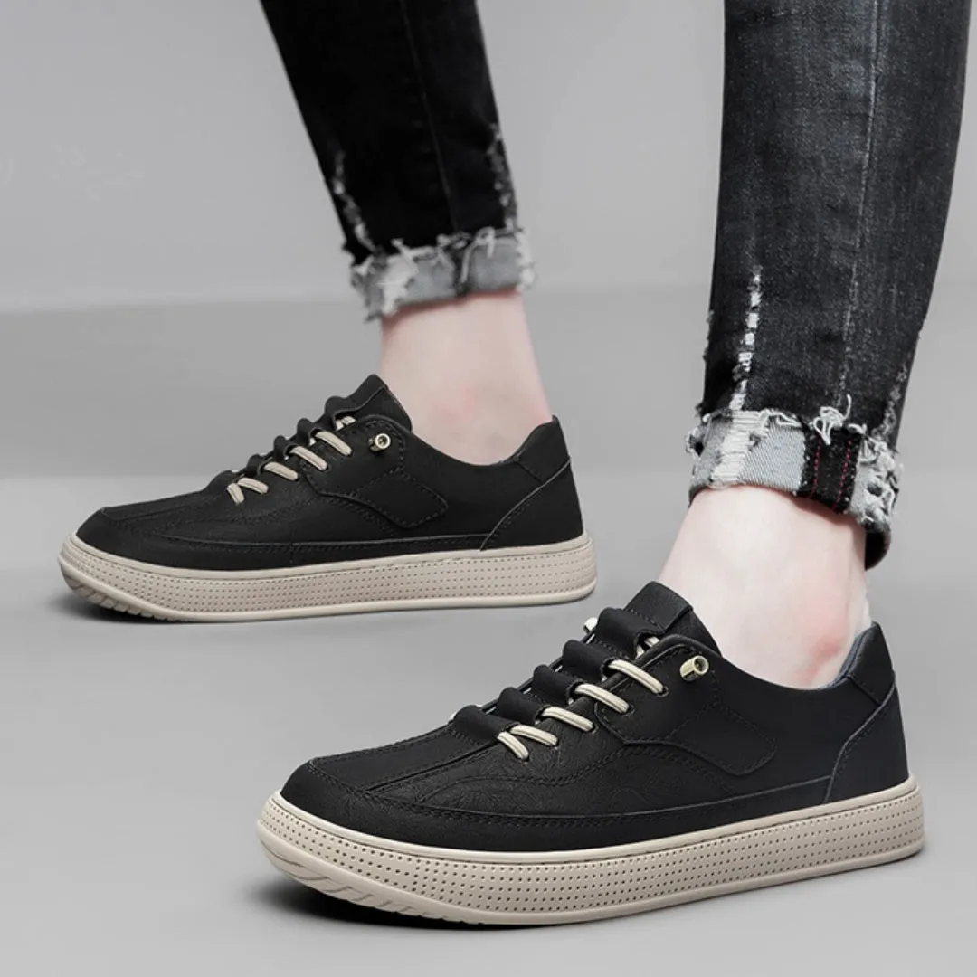 Breathable Cowhide Skateboard Sneakers