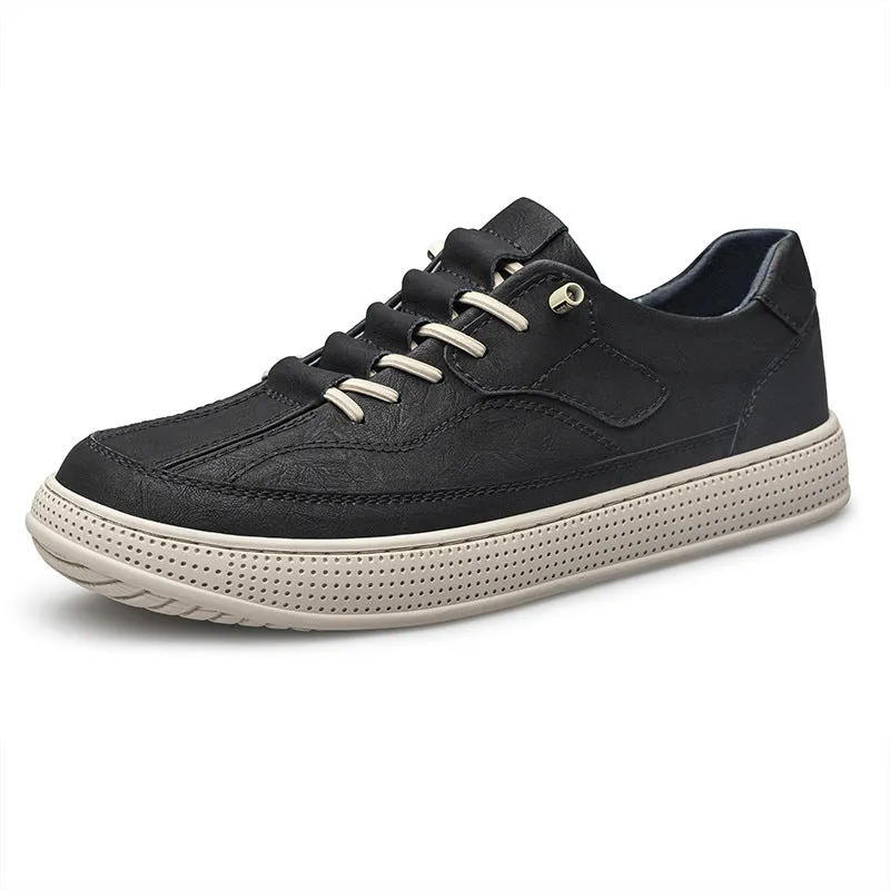Breathable Cowhide Skateboard Sneakers
