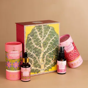 Brighten & Firm Face Oil Duo in a Free Gift Box.