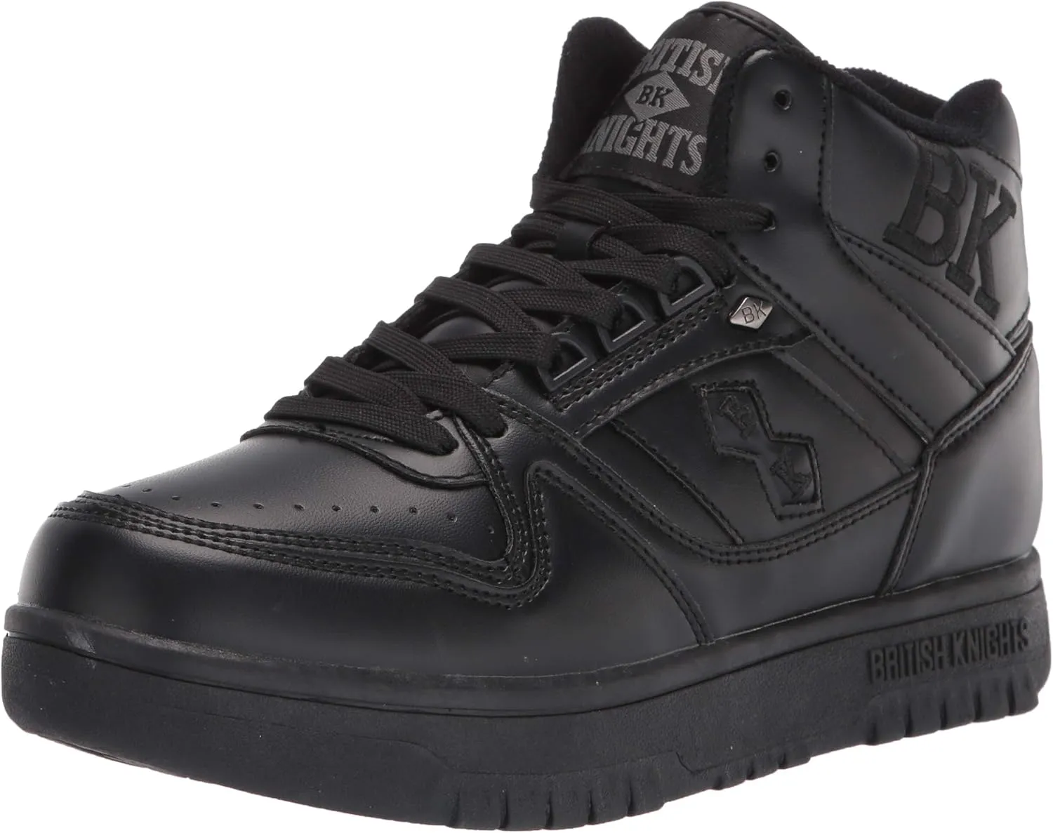 British Knights mens Kings Sl Mid-top Classic Basketball Sneaker, Black, 9 US