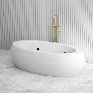 Broadway Aplauso 1920x1100x660mm Oval Acrylic Freestanding Spa Bathtub