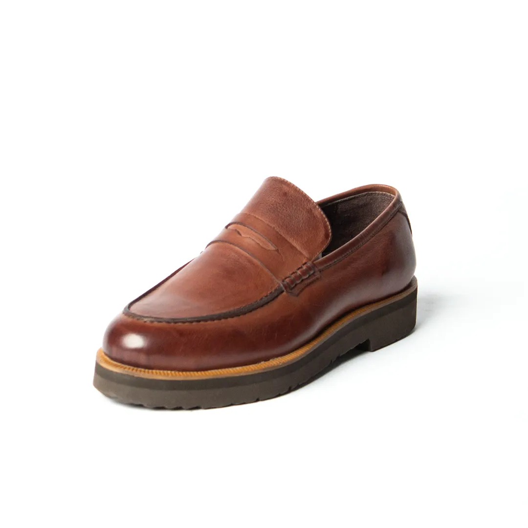 Brown Leather Loafer