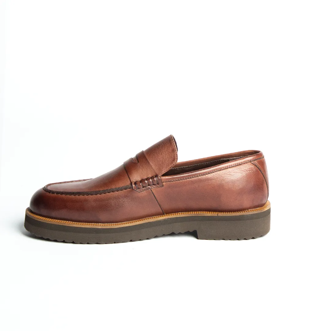 Brown Leather Loafer