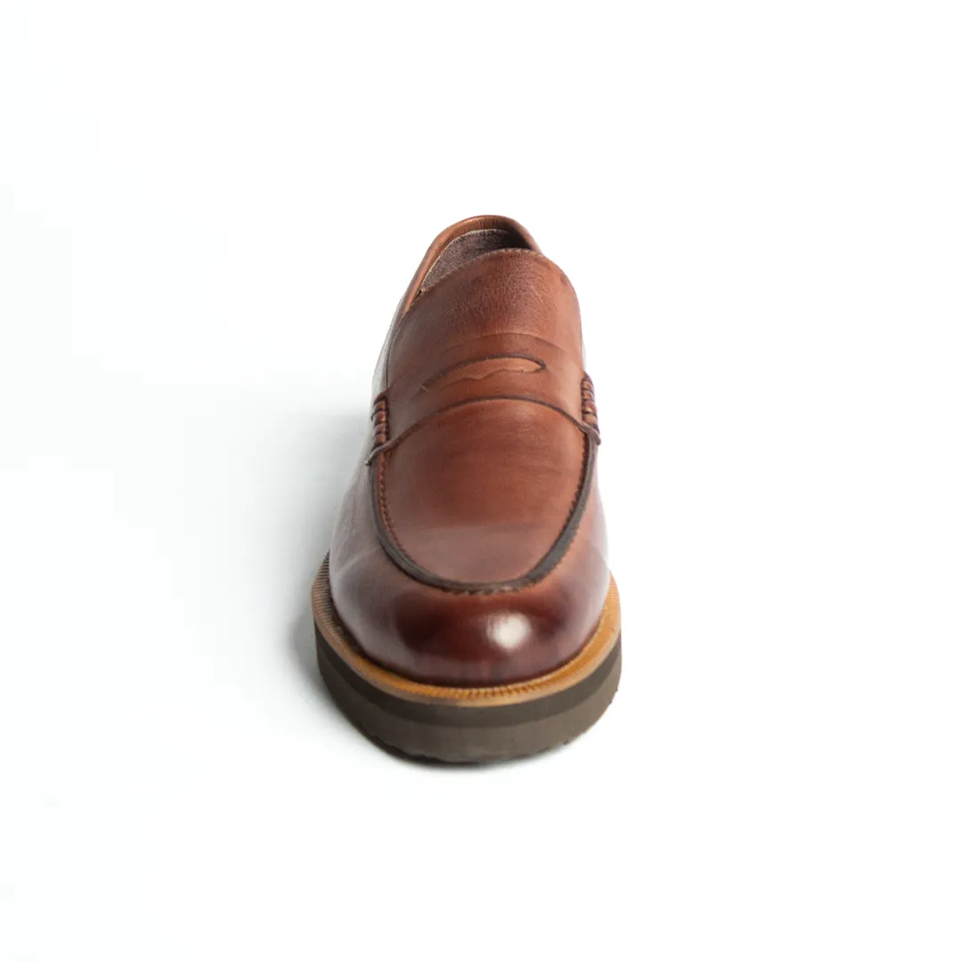 Brown Leather Loafer