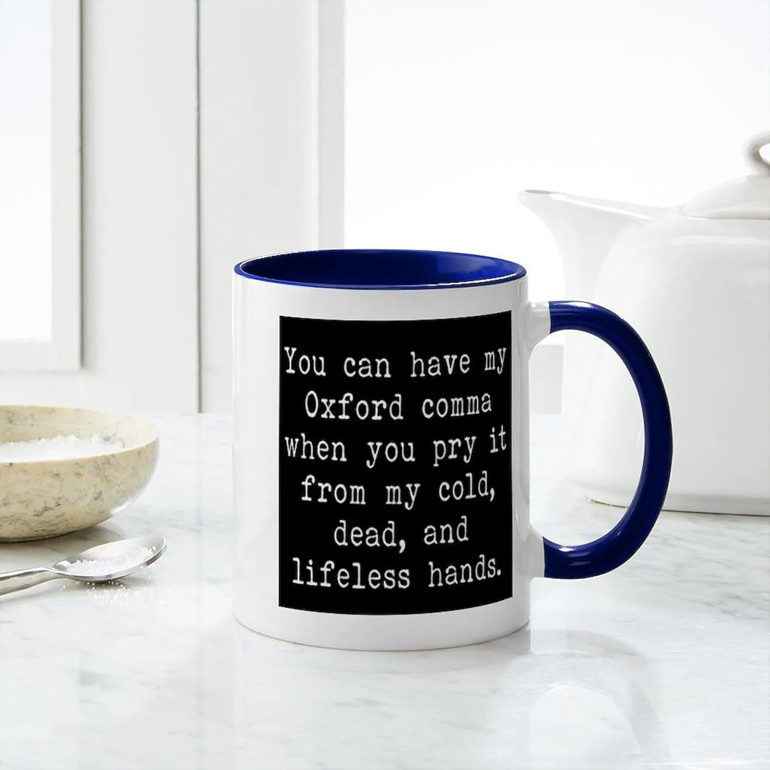 CafePress You Can Have My Oxford Comma When You Pry It Mugs 11 oz (325 ml) Ceramic Coffee Mug