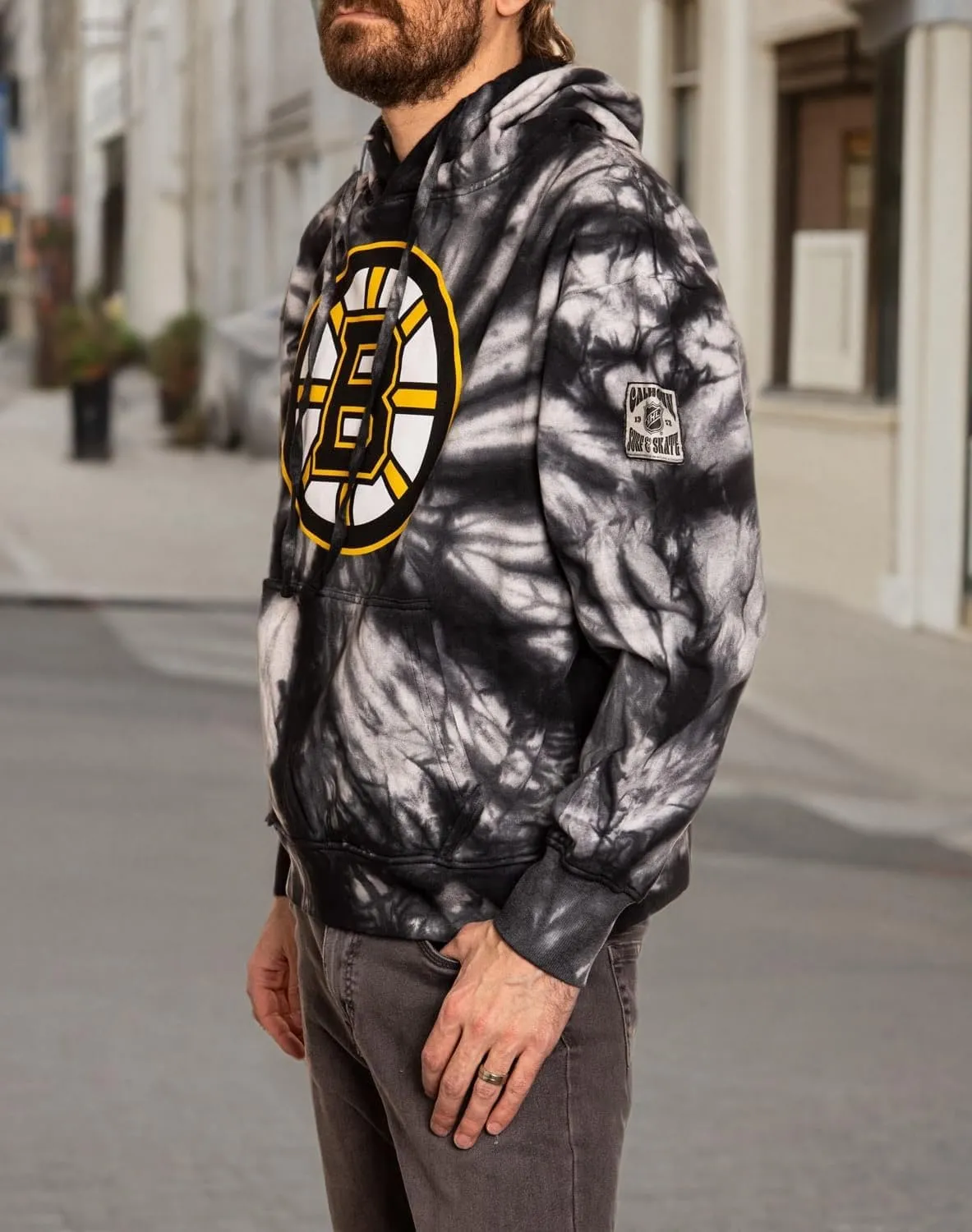 Calhoun NHL Surf & Skate Unisex Spiral Tie Dye Ultra-Soft Pullover Hoodie – The Sunset Collection