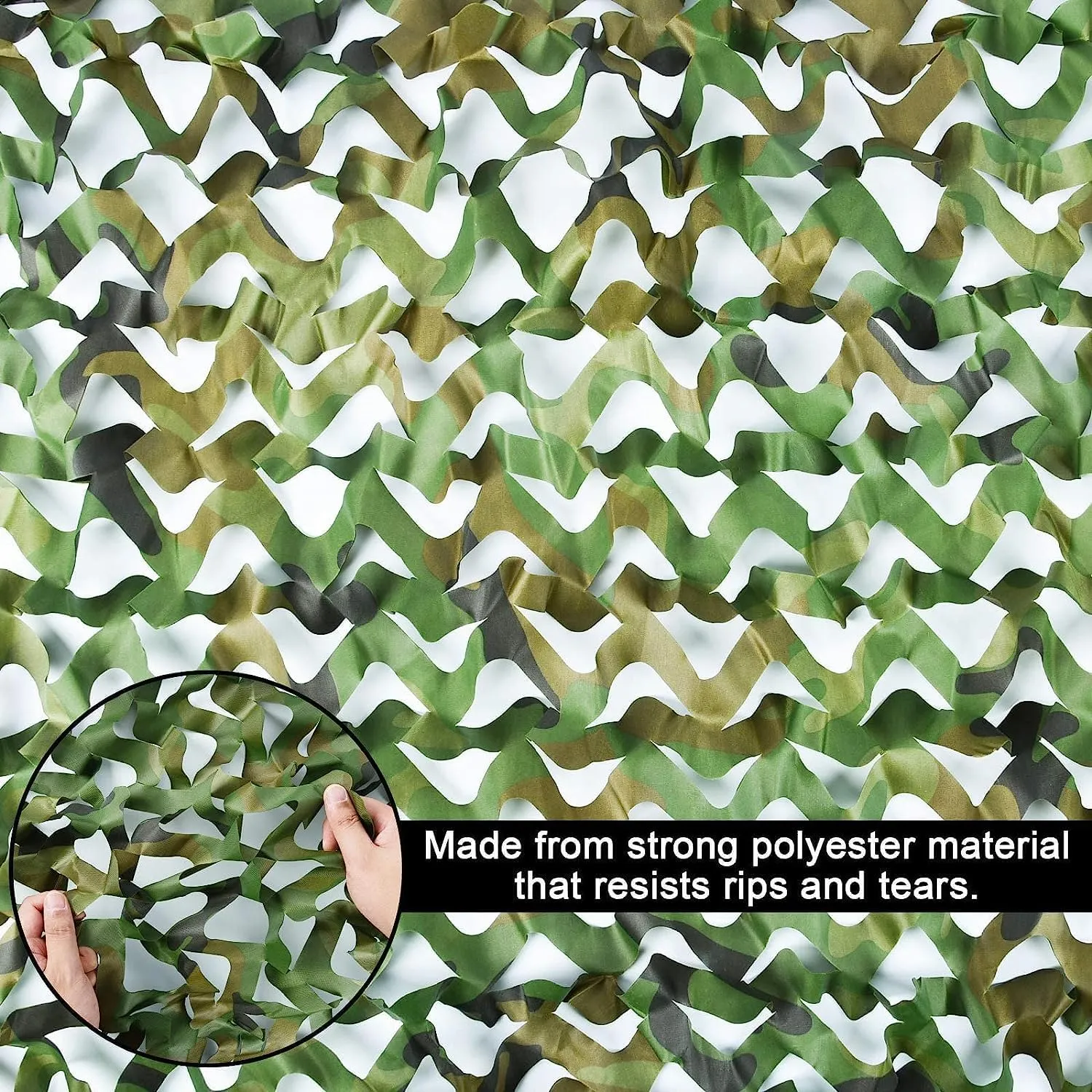 Camo Netting, Camouflage Netting Bulk Roll for Hunting Military Army Party Decoration Sunshade