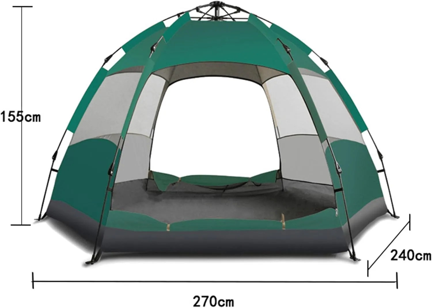 Camping Tent, 3/4 Person 5/8 Person Pop Up Tents for Camping Hiking Mountaineering Pop Up Tent Portable Instant Tent