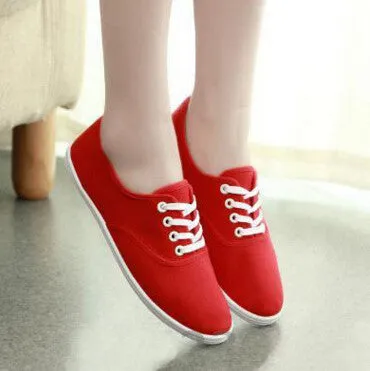 Canvas 2016 Woman Shoes Shoes Elegant Fashion Women Brand New Breathable Premium customer care Women Flat 35-42 Size