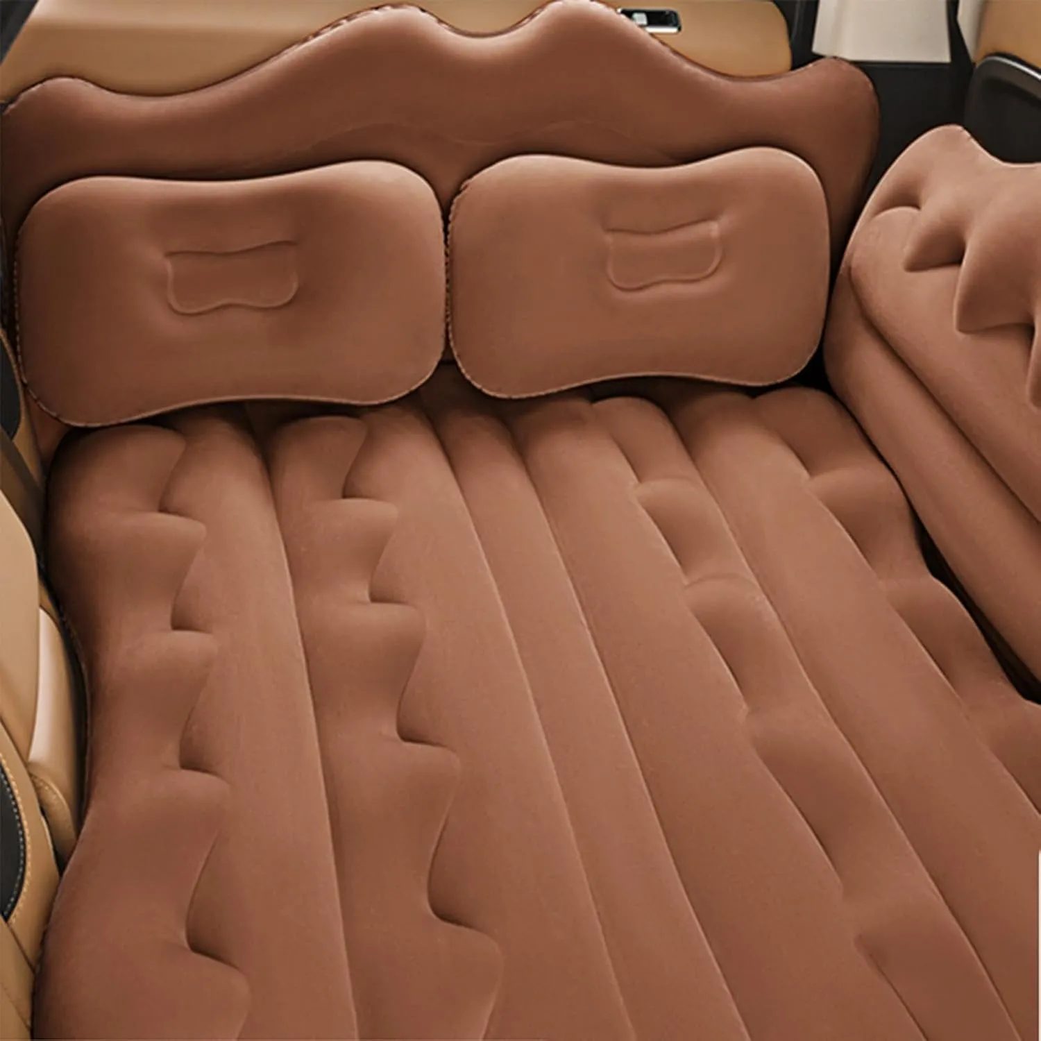 Car Air Mattress for Hyundai New Santafe 7seats 2013 2014 2015 2016 2017 2018 Thickened Durable Car Camping Air Mattress Bed with Air Pump Inflatable Sleeping Mat,D