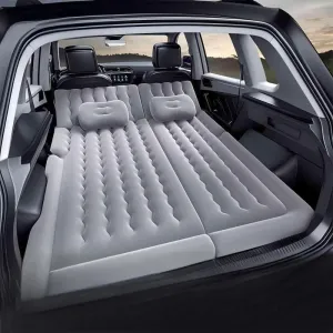 Car Air Mattress for Mitsubishi Outlander 2007 2008 2009 2010 2011 2012,Flocking & PVC Thickened Double-Sided Portable Foldable Sleeping Pad Back Seat Trunk Inflatable Electric Pump Pillows