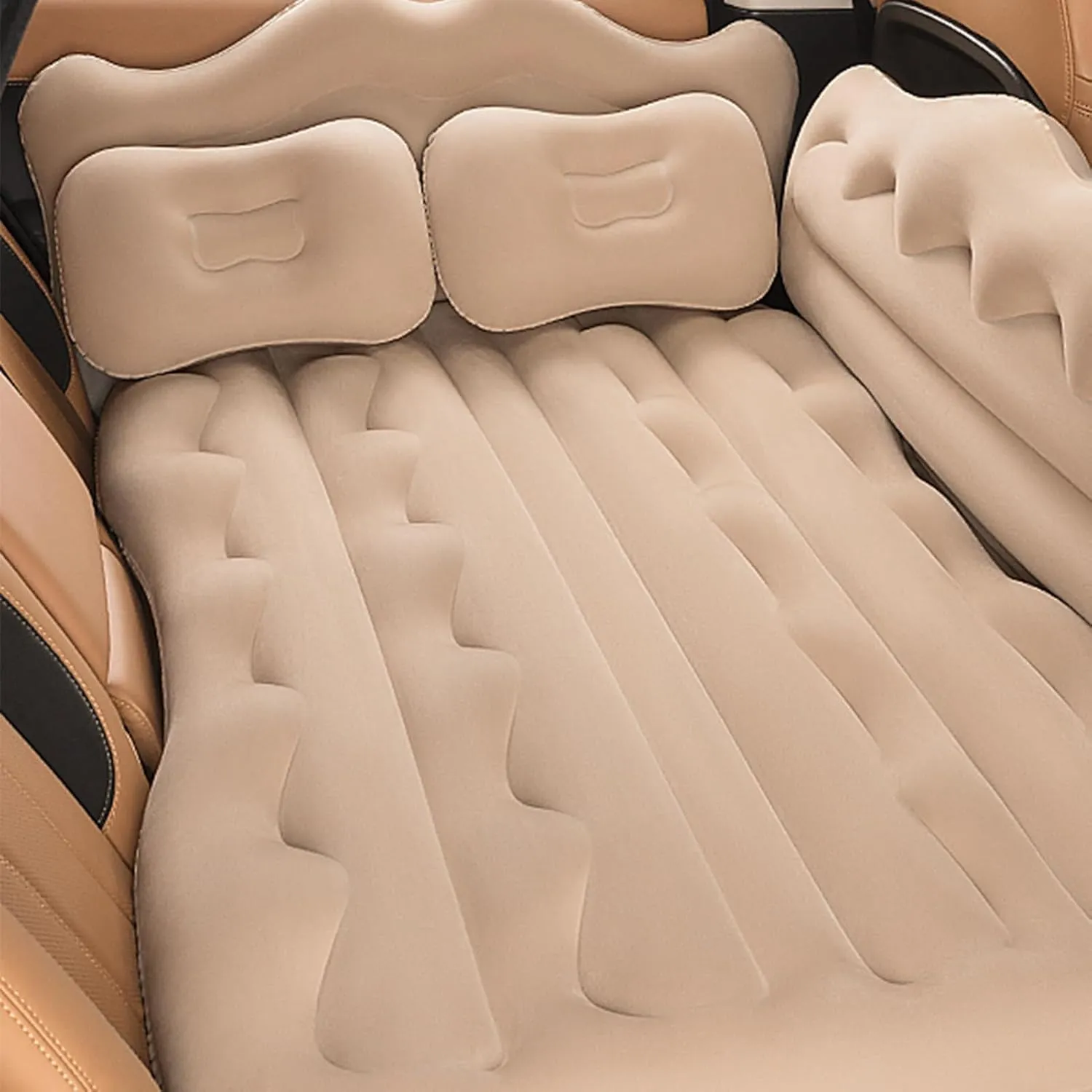 Car Air Mattress for Xpeng G6 2023 2024 Thickened Durable Car Camping Air Mattress Bed with Air Pump Inflatable Sleeping Mat,B
