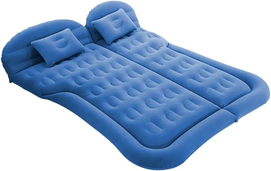 Car Inflatable Air Mattress for Hyundai ix25 2019 2020 2021 2022 2023 2024 Portable Boot Air Mattress Cushion Outdoor Travel Camping Sleeping Gear Accessories,Blue