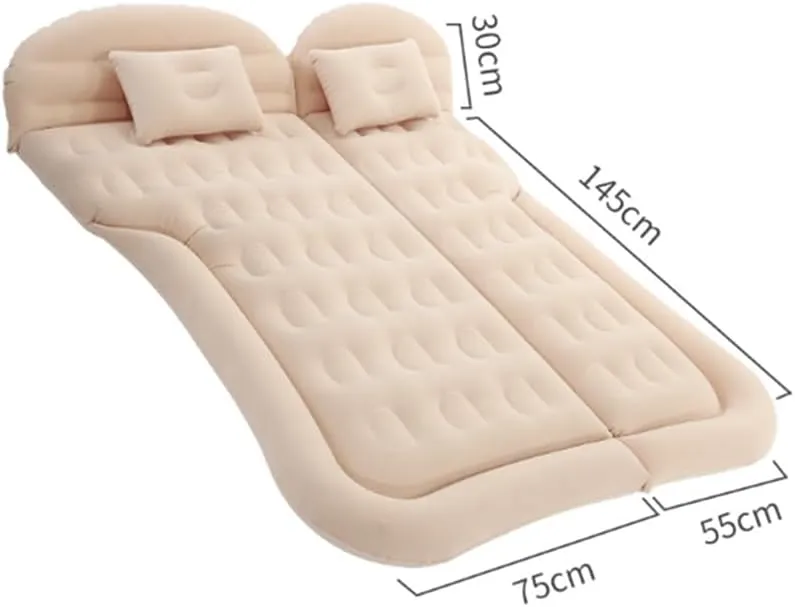 Car Inflatable Air Mattress for Jeep Compass I 2011 2012 2013 2014 2015 2016 Portable Boot Air Mattress Cushion Outdoor Travel Camping Sleeping Gear Accessories,Beige