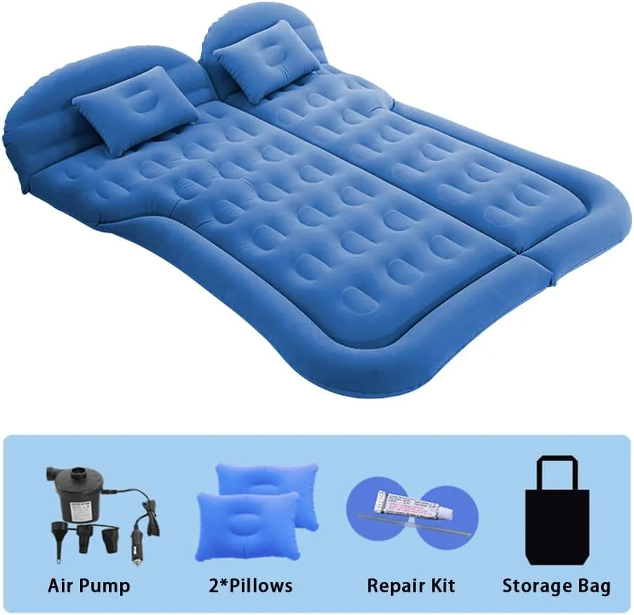 Car Inflatable Air Mattress for Jeep Compass I 2011 2012 2013 2014 2015 2016 Portable Boot Air Mattress Cushion Outdoor Travel Camping Sleeping Gear Accessories,Beige