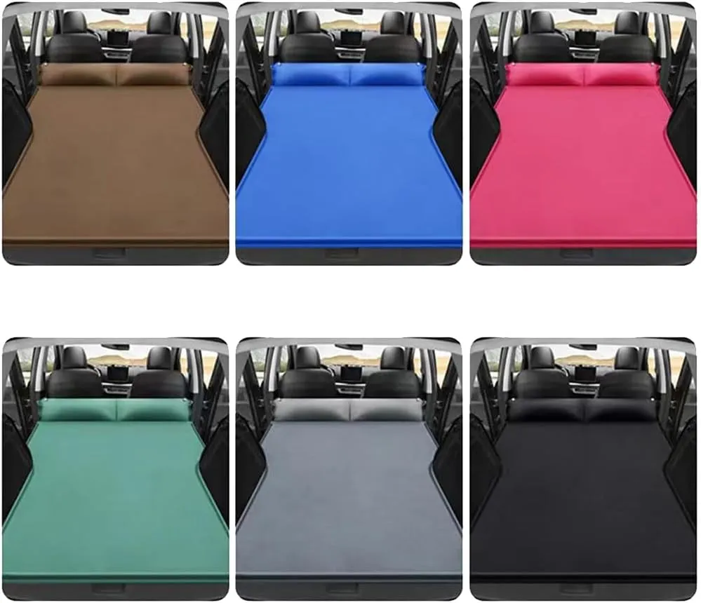 Car Inflatable Air Mattress for Volvo V60 2020 2021 2022 2023 2024 Portable Boot Air Mattress Cushion Outdoor Travel Camping Sleeping Gear Accessories,Black