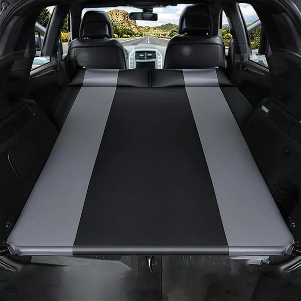 Car Inflatable Mattress, for Acura MDX 2022-2024 Outdoor Camping Travel Portable Sleeping Pad AdjustableWear Resistant, Auto Accessories,A-Black