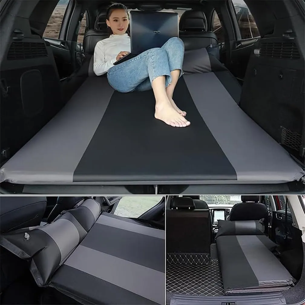 Car Inflatable Mattress, for Acura MDX 2022-2024 Outdoor Camping Travel Portable Sleeping Pad AdjustableWear Resistant, Auto Accessories,E-Orange