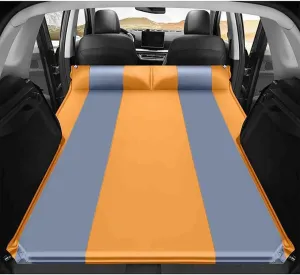 Car Inflatable Mattress, for Acura MDX 2022-2024 Outdoor Camping Travel Portable Sleeping Pad AdjustableWear Resistant, Auto Accessories,E-Orange