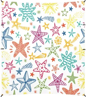 Cartoon Colorful Stars Beach Tent Camping Sun Shelters Portable Outdoor Canopy Sun Shade for Camping Trips Fishing Backyard Fun or Picnics Easy Setup with Carrying Bag
