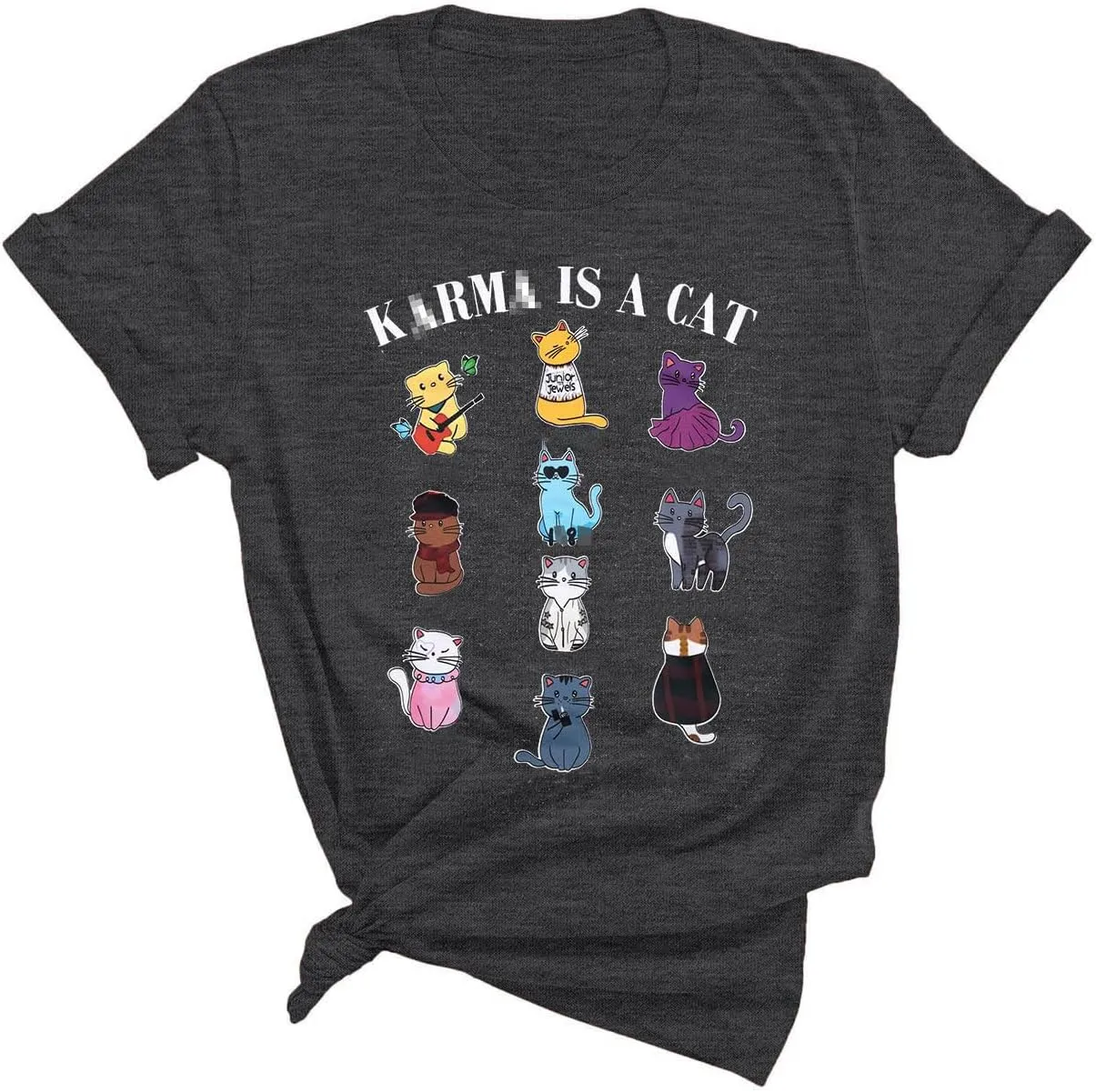 Cat Shirts for Women Music Album Shirt Country Concert Outfit Cat Love Tshirt Fans Gift Tee Tops