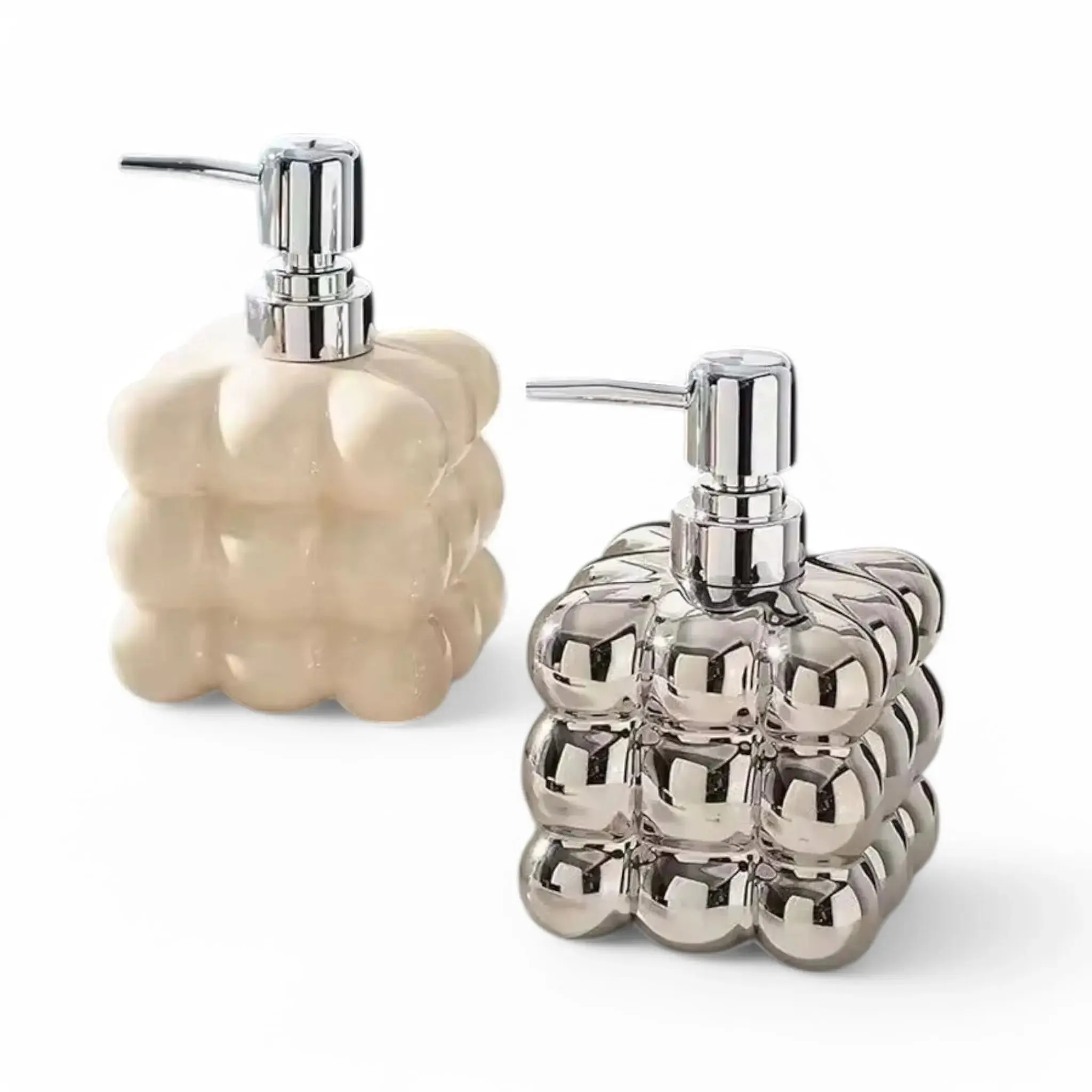 Ceramic Soap Dispenser 300ml – Modern Bathroom & Kitchen Bottle